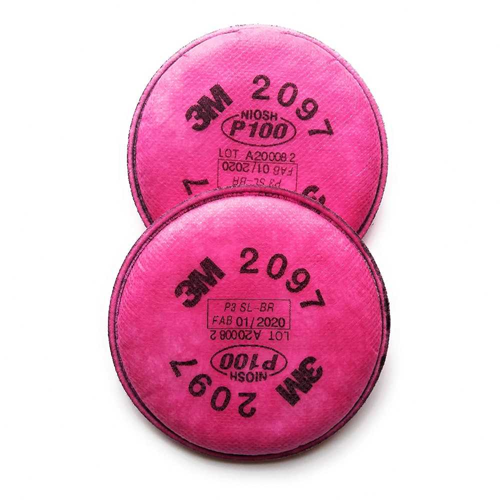 3M 2097 Filters, P100 w/ Organic Vapor Relief - Set of 2
