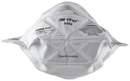 3M 9105/9105S N95 VFlex™ Particulate Respirator Mask - 10/50 Pack