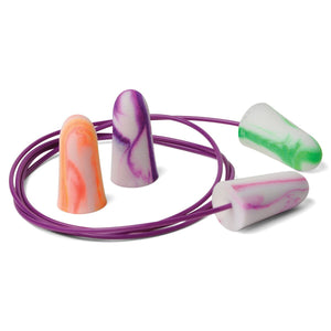 Moldex SparkPlugs® 6654 Disposable Foam Earplugs, Corded - NRR 33dB (100 Pairs)