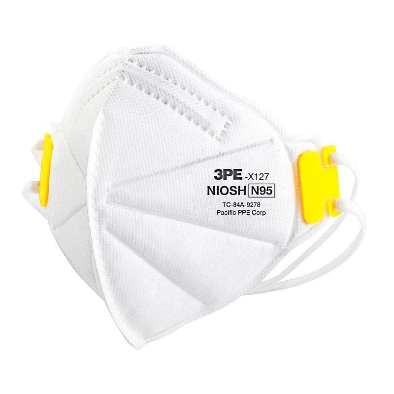 3PE X127M Adjustable N95 NIOSH Mask 5 or 25 Pack 3.75 per mask