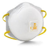 3M 8211 N95 NIOSH Mask w/ Face Seal & Valve - 10 Pack (Headband)