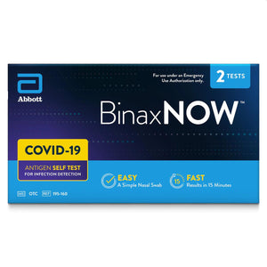 covid 19 test kit abbott binax now photo of the retail package