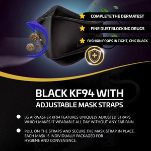different features of lg kf94 black mask